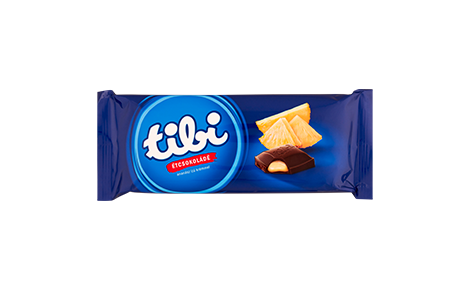 Tibi ananászkrémes étcsokoládé 90g